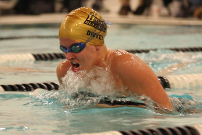 WOMEN'S SWIMMING COMPETES AT URI WITH VERMONT CATAMOUNTS