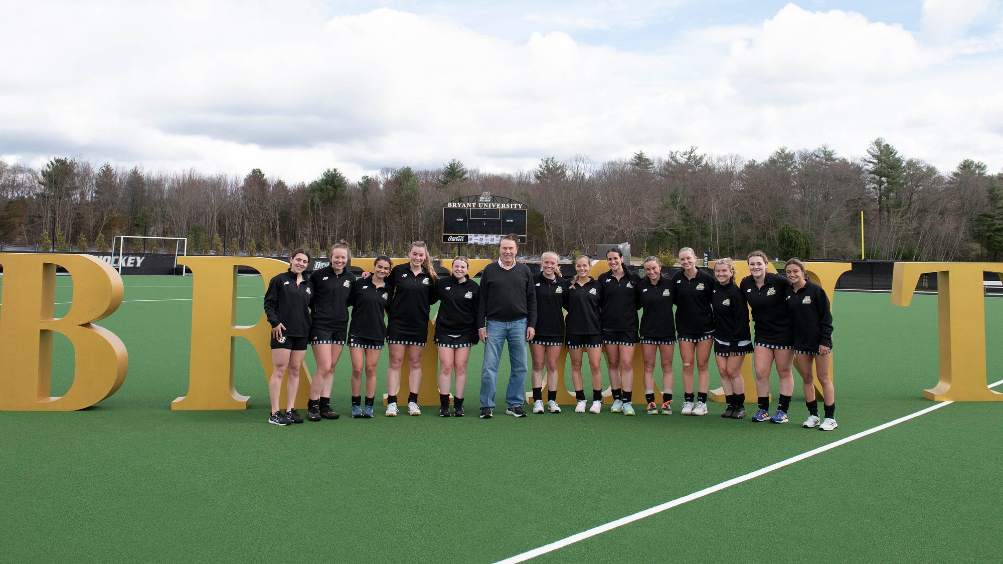 Bryant celebrates newly-named Steven '69 and Lily Cowen Field