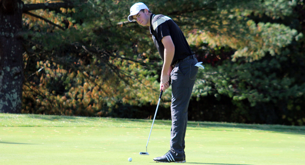 Walp's hole in one, Slade's par play paces Bulldogs to second-place standing after first round of NEC Championship