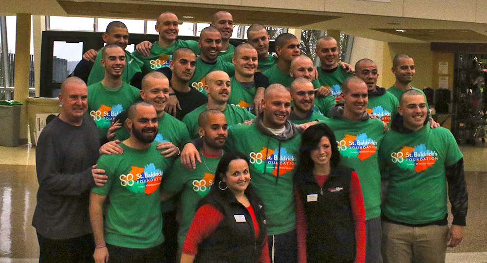 Bulldogs shave their heads in support of St. Baldricks