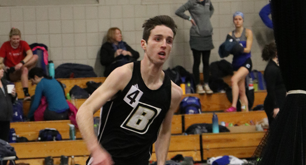 Bulldogs earn 5 points in first day of NEC Championships; Lodge, Poholek earn top mile times in qualifying