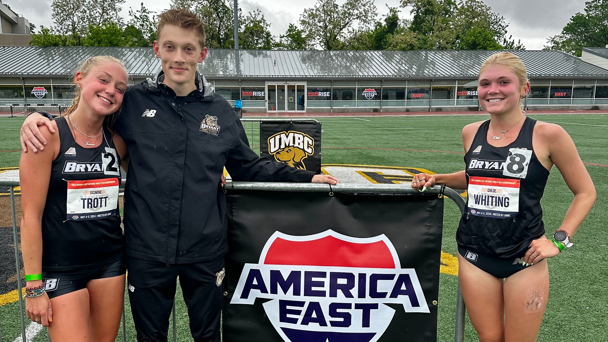Bulldogs win five medals at Day 1 of the America East Championships