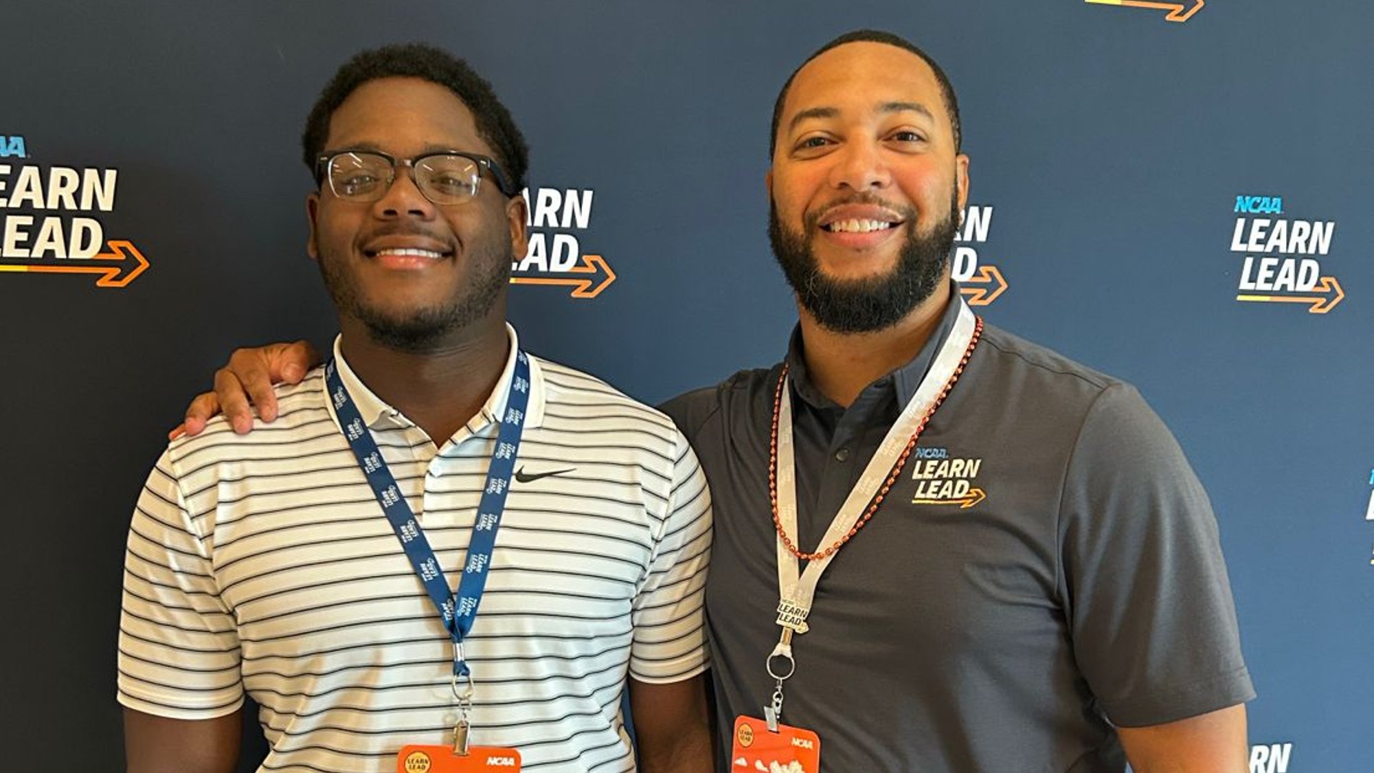 Dontae Lunan attends NCAA Career in Sports Forum