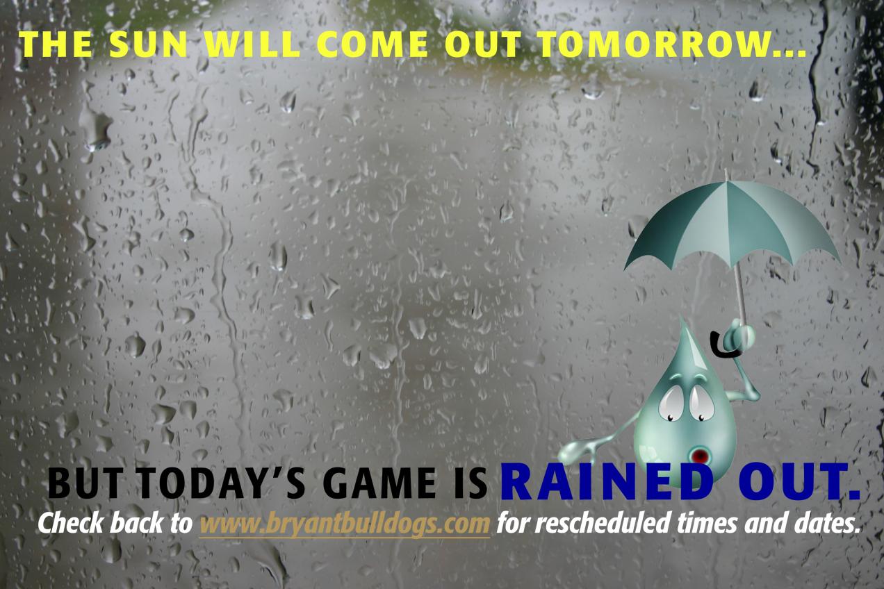 SUNDAY’S SOFTBALL DOUBLEHEADER POSTPONED TO MOTHER’S DAY WEEKEND