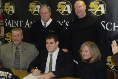 BRYANT FOOTBALL SIGNS 27 TO NLI WEDNESDAY