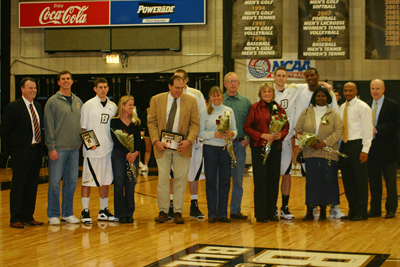 TERRIERS TOP BULLDOGS, 82-66, ON SENIOR NIGHT AT THE CHACE CENTER THURSDAY