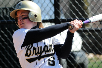 SOFTBALL DROPPED 9-1 IN FIVE INNINGS BY INTRASTATE RIVAL BROWN