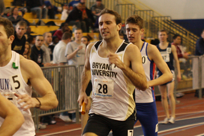 BRYANT INDOOR TRACK AND FIELD COMPETES AT TERRIER INVITATIONAL