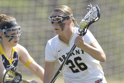 BROWN CRUISES TO 21-6 WIN OVER BULLDOGS IN WOMEN'S LACROSSE TUESDAY NIGHT
