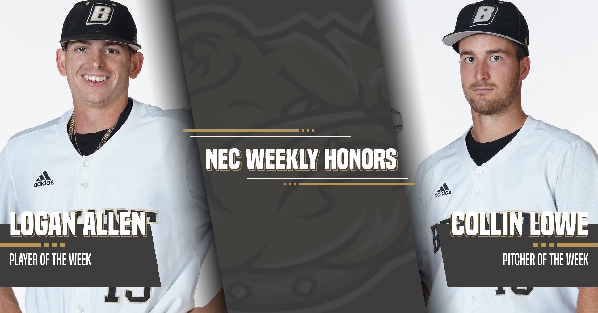Allen, Lowe pick up NEC weekly honors