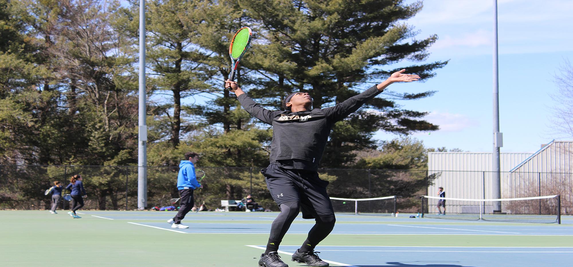 BRYANT TENNIS DEFEATS TWO LOCAL OPPONENTS