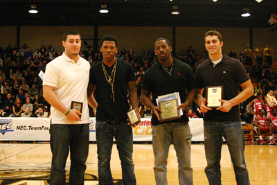 BRYANT HONORS FOOTBALL ALL-CONFERENCE PLAYERS