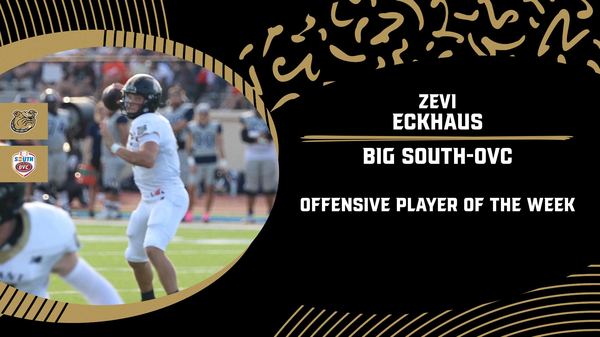 Eckhaus named Big South-OVC Offensive Player of the Week