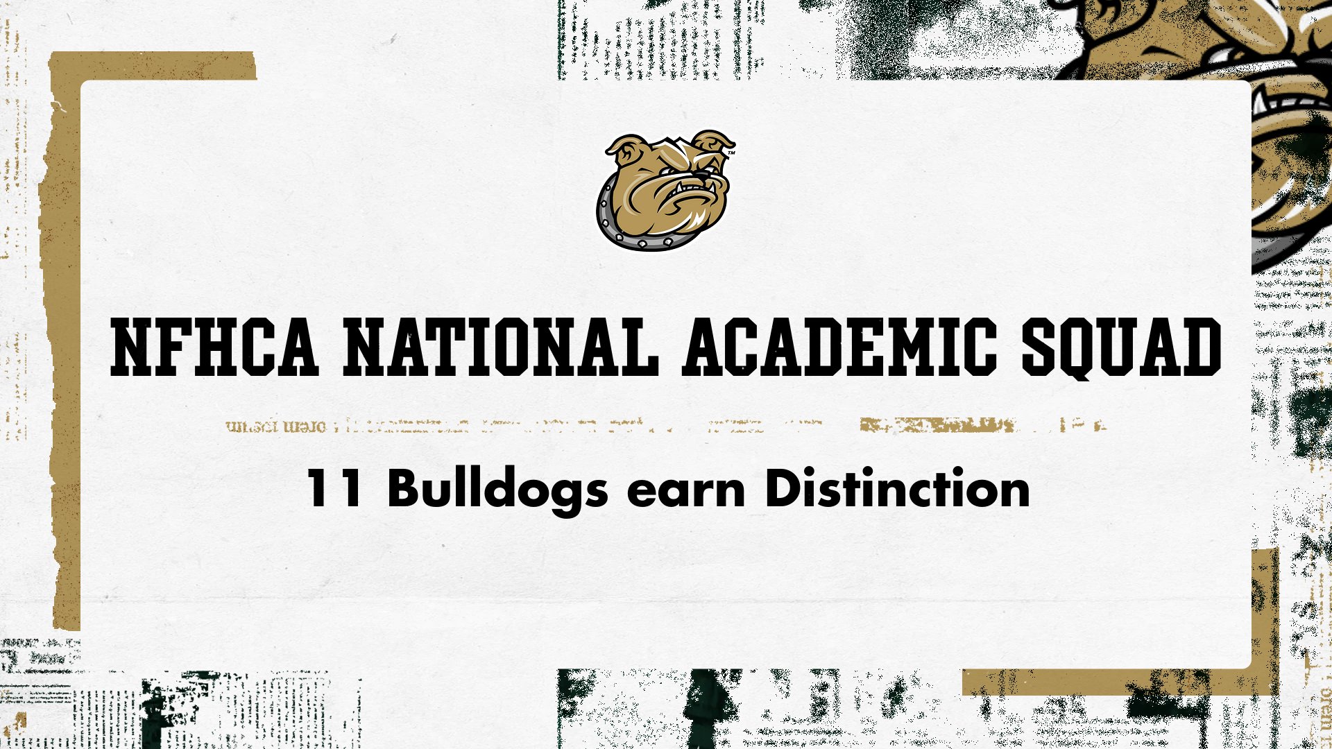 Bryant places 11 on NFHCA National Academic Squad