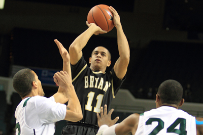 FRANCIS SCORES CAREER-HIGH 23 TO LEAD BRYANT PAST OBERLIN WEDNESDAY