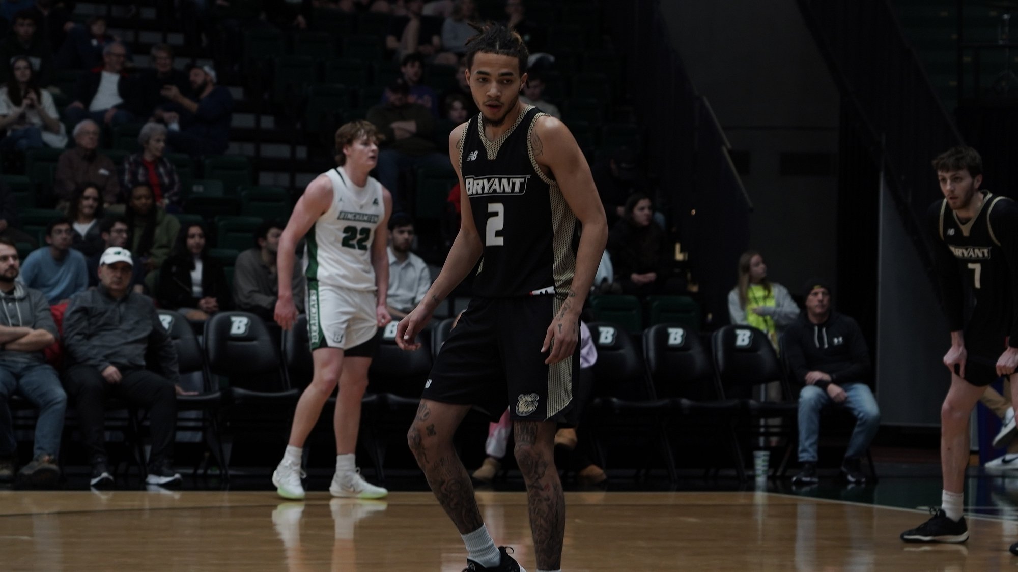 Bryant earns hard-fought victory, 70-69, at Binghamton