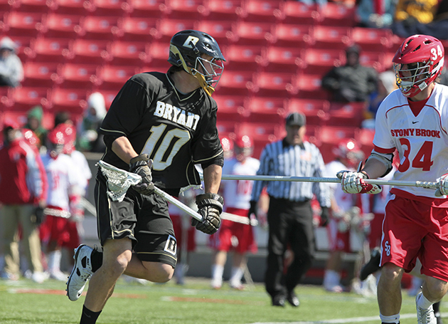 Senior Gary Crowley scored three times against the Seawolves on the road