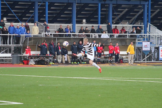Men's soccer falls to St. Francis Brooklyn in OT of NEC Finals, 3-2, Sunday in New Britain, Conn.