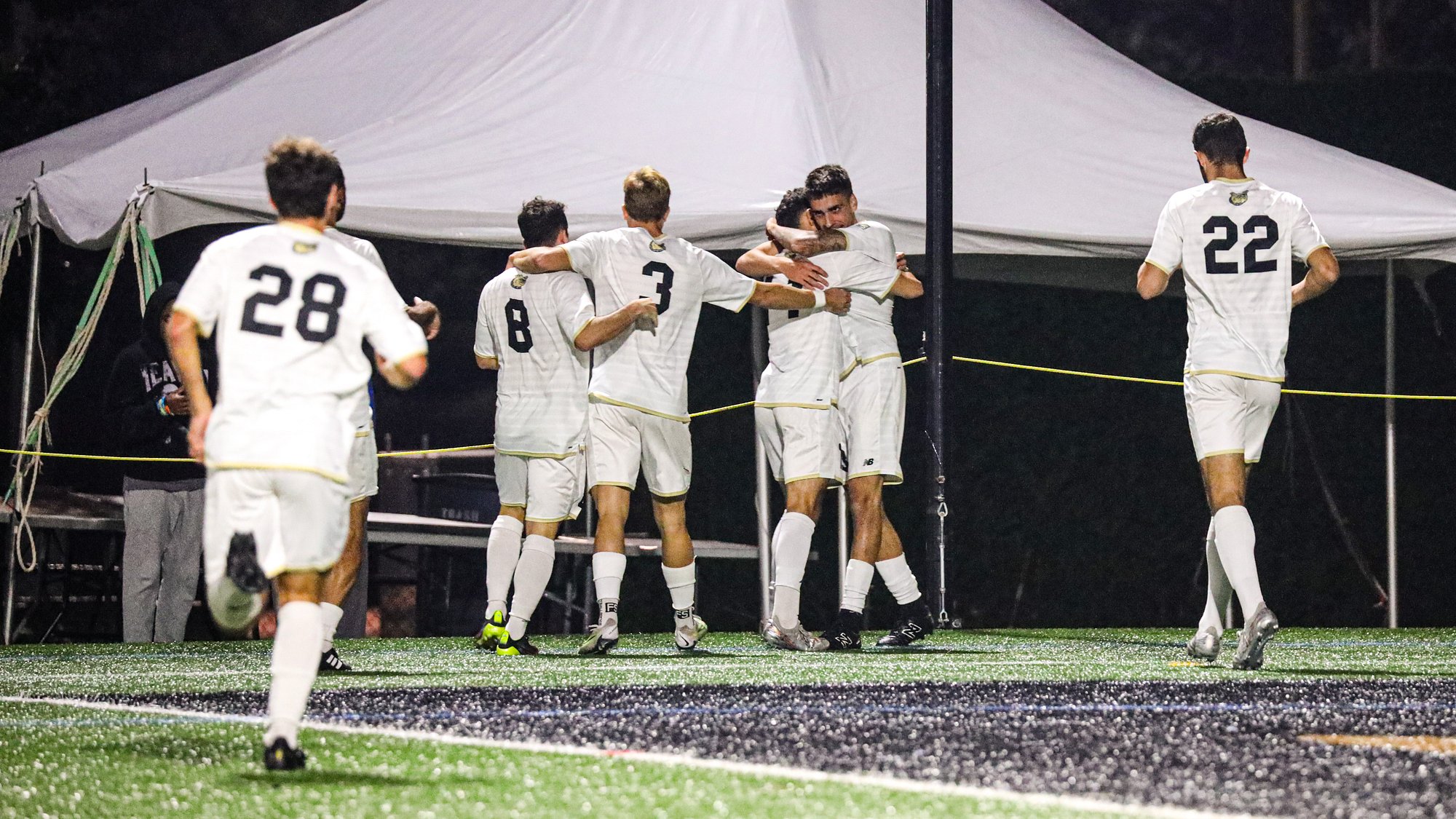 Dawgs earn first conference win in 5-0 over NJIT