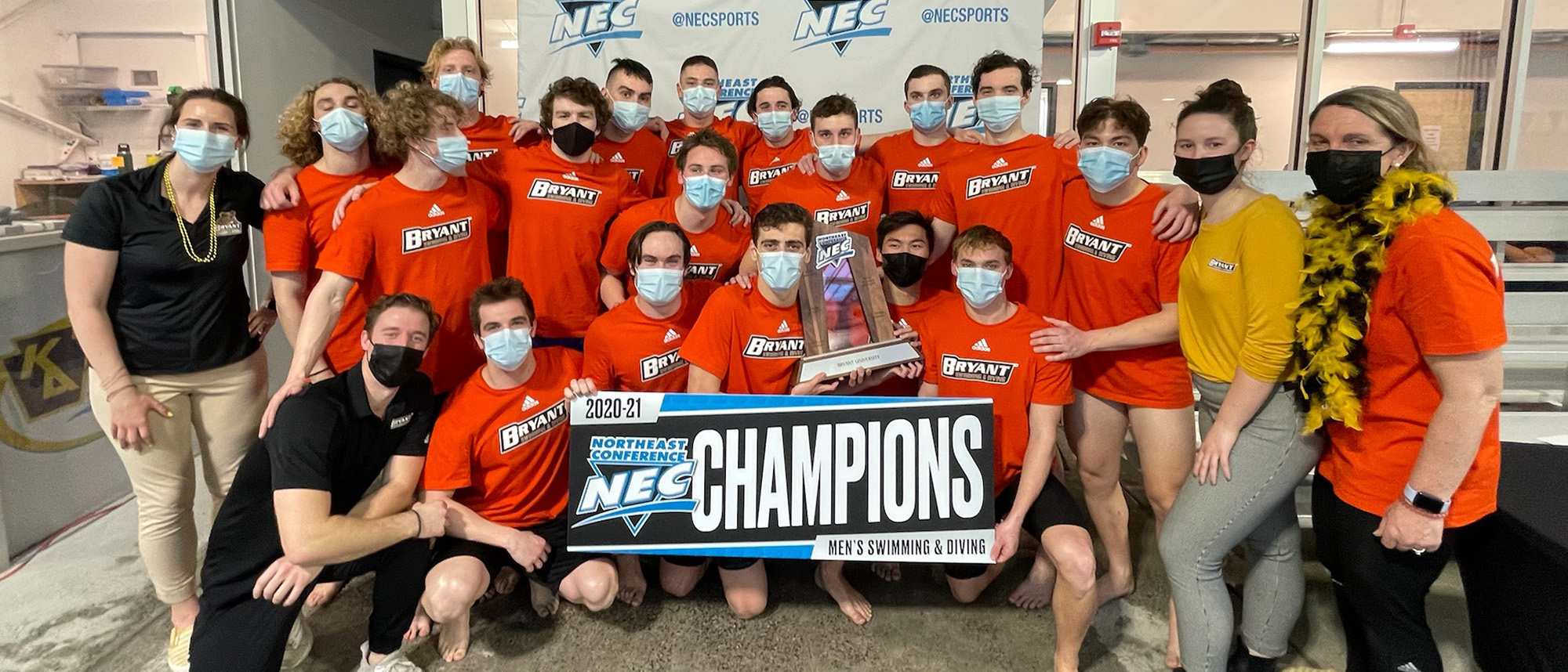 Men's Swim and Dive Picked First in NEC Poll