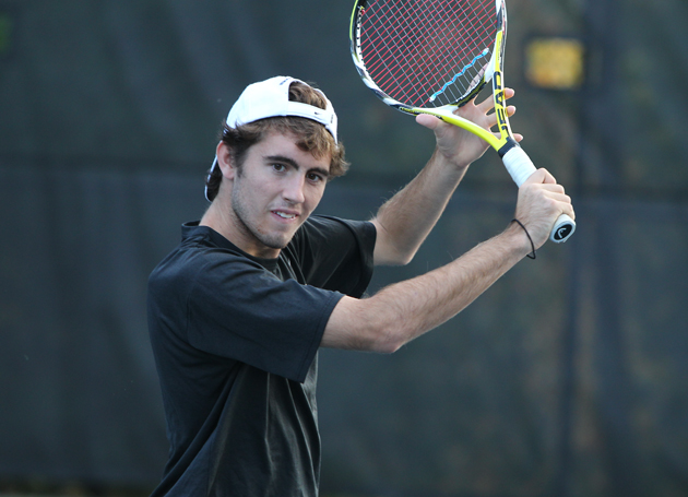 Men’s tennis doubles up on NEC honors