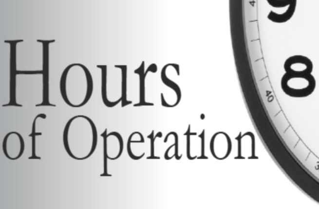 Spring Semester Hours of Operation