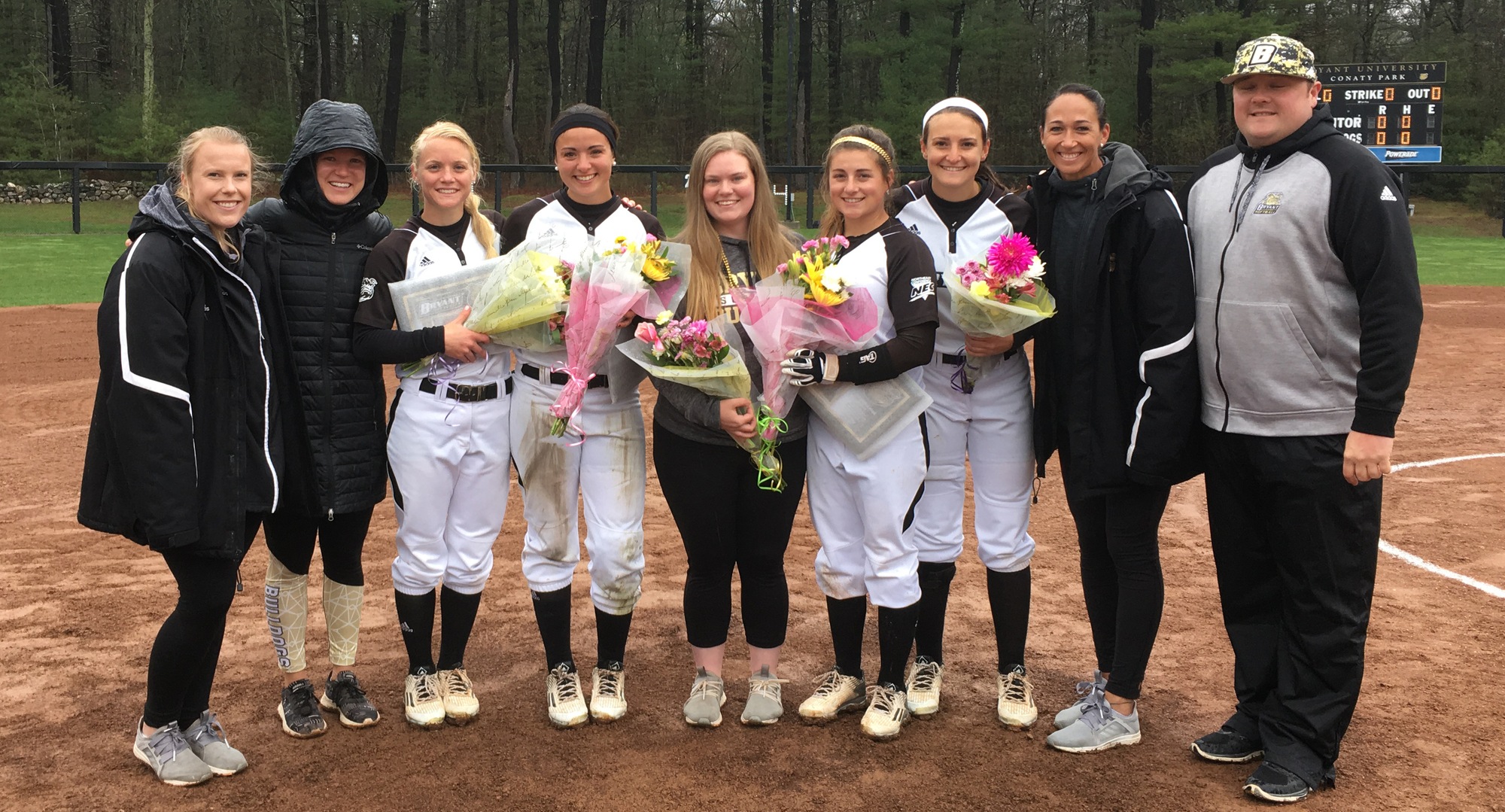 Bulldogs drop both to Red Flash on Senior Day in Smithfield