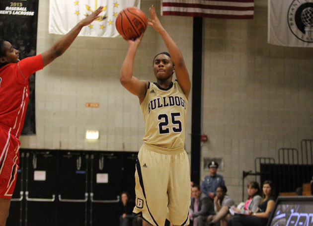 #4 Bulldogs fall short vs. top-seeded Colonials, 72-67, Wed. night in NEC Semifinals