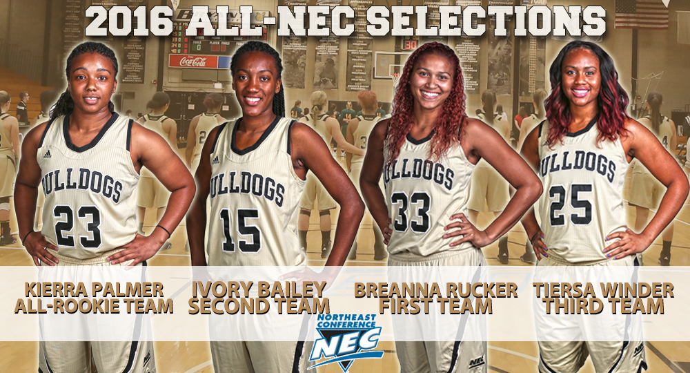 Rucker, Bailey, Winder and Palmer earn All-NEC honors