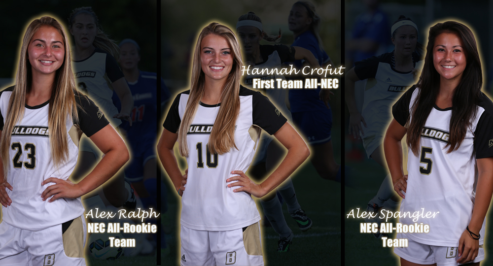 Crofut nabs First Team All-NEC, Ralph and Spangler earn All-NEC Rookie honors