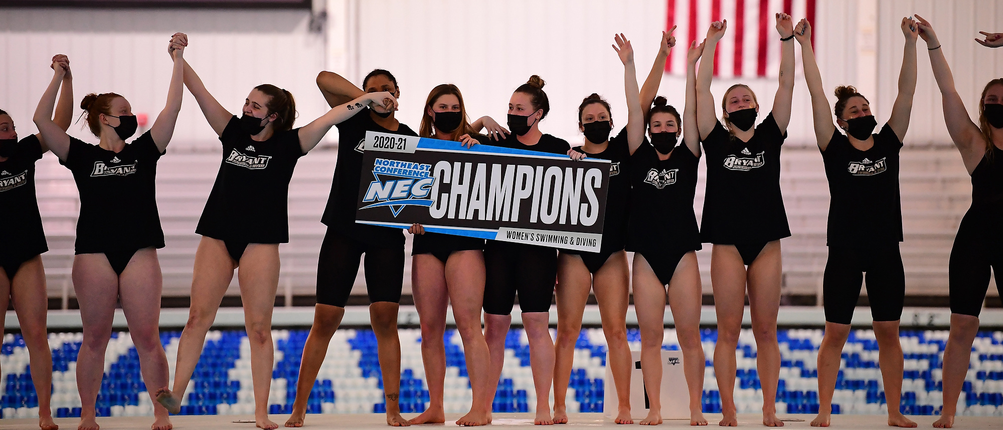 Women's Swimming Picked First in NEC Poll